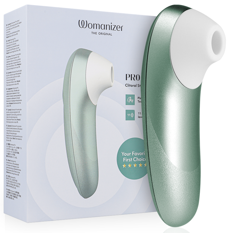 Womanizer Pro Vibrant – Klitorisstimulator i Salviagrönt