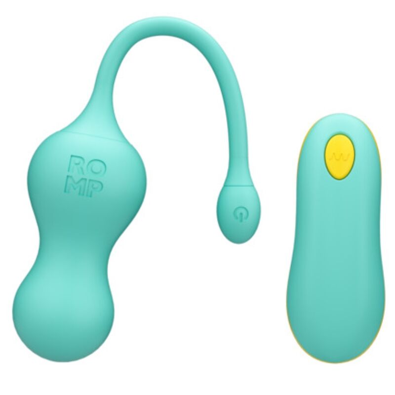 ROMP Cello – G-spot vibrator med fjärrkontroll i turkos
