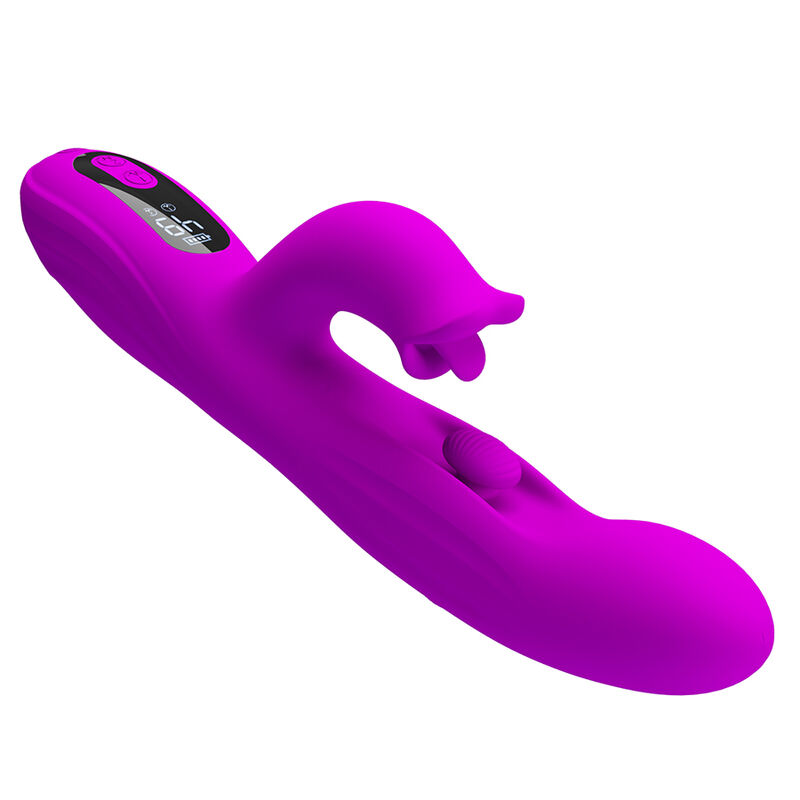 YALANDA Rabbit Vibrator med LED-display – Lila