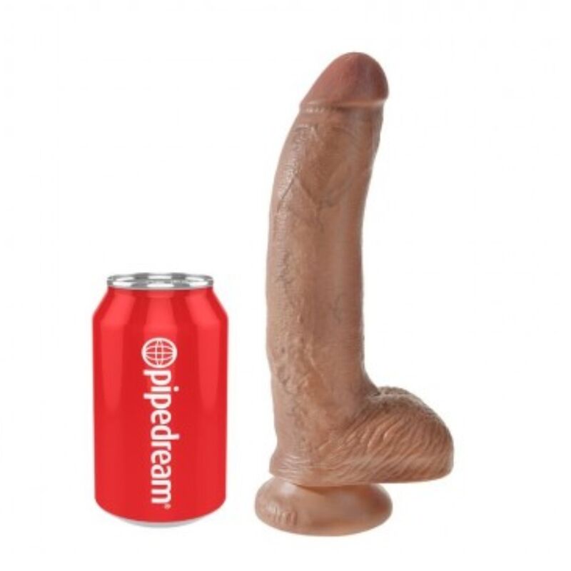 King Cock – Realistisk Dildo med Kulor 22,8 cm