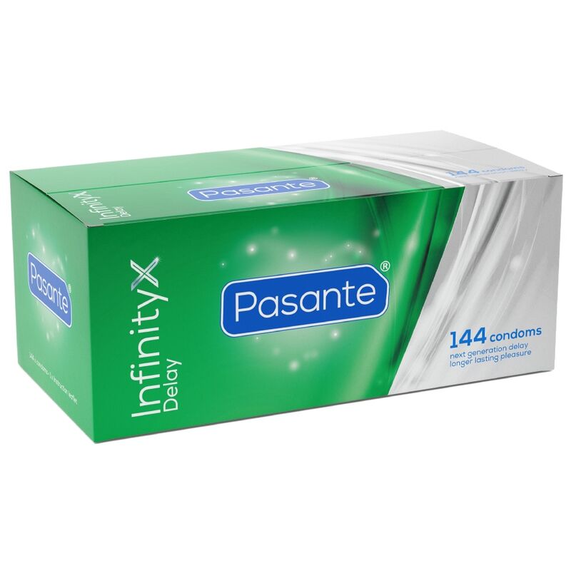 Pasante Delay Infinity Kondomer 144-pack