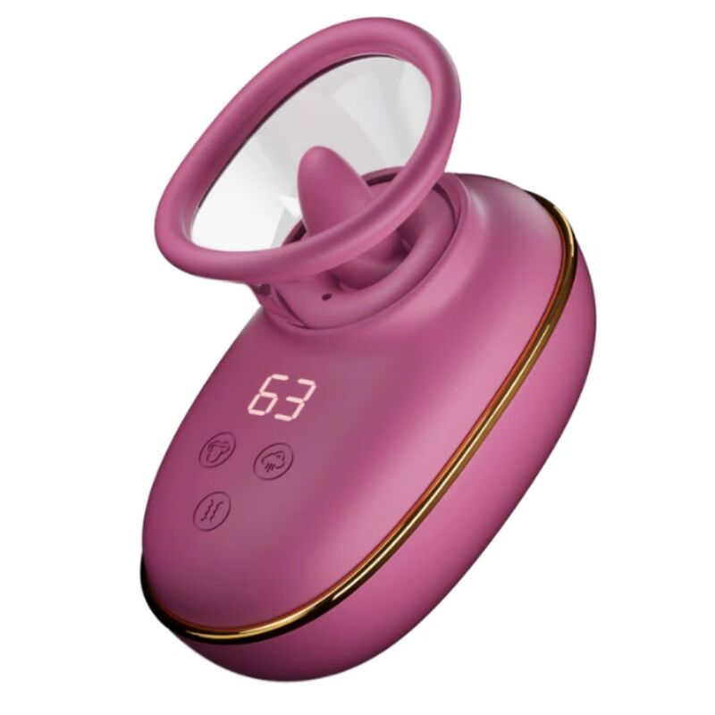 SHE.E.O – Automatisk klitoralpump med slickeffekt (Lila)