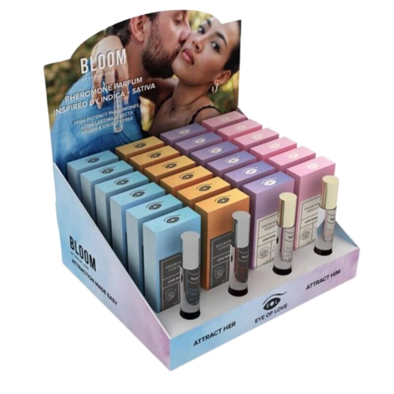 Eye of Love Bloom Displayset – Parfym med feromoner 4x6 x 10 ml