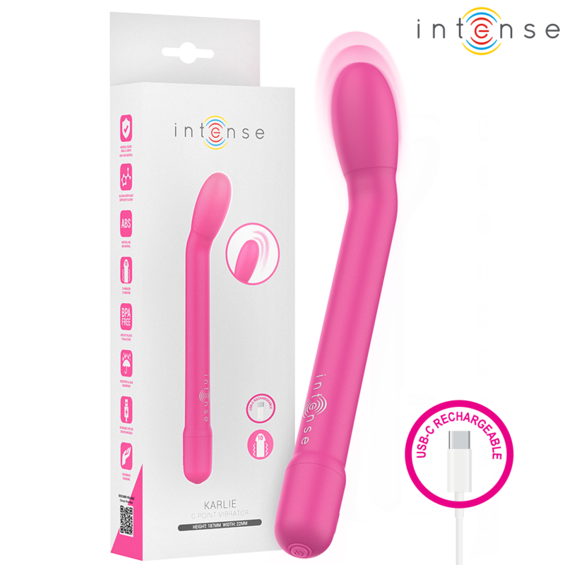 Intense Karlie – Uppladdningsbar G-punkt Vibrator Rosa