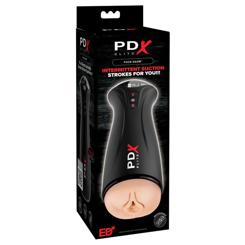 PDX Elite Fap-Gasm – Suction- och vibrationsmasturbator