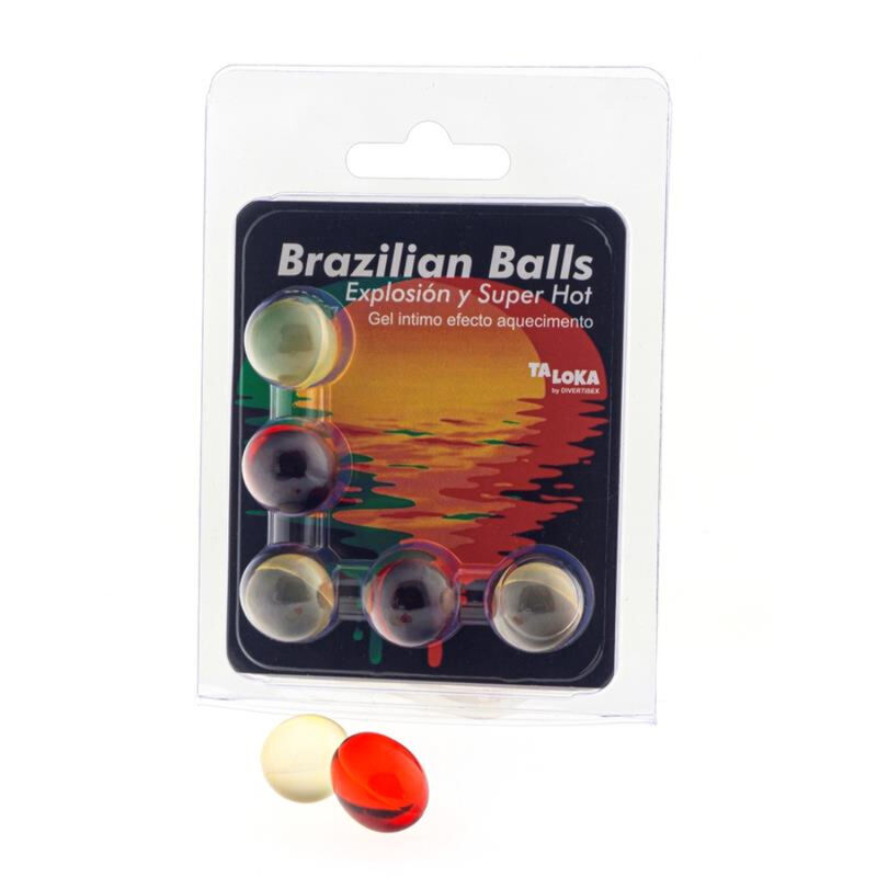 Brasilianska Bollar med Värmande Gel – 5-Pack