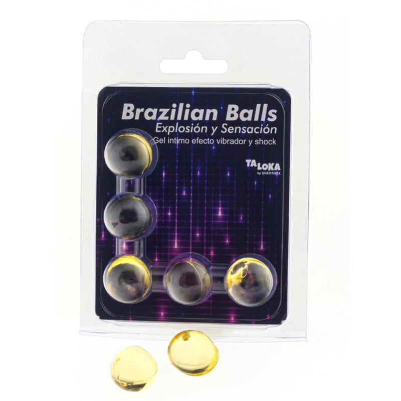 Taloka – 5 brasilianska kulor med vibration och värmegel