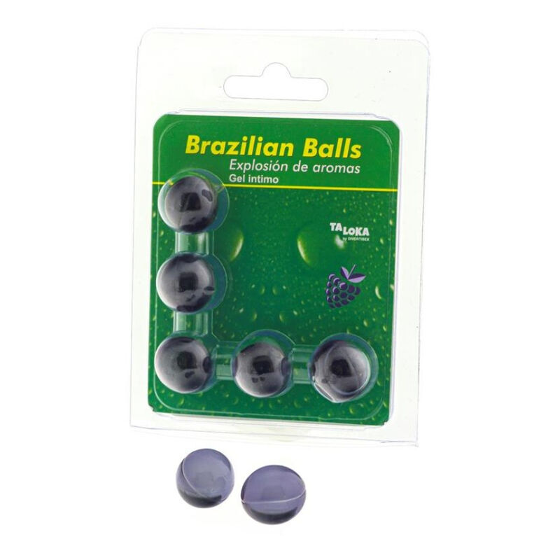 Taloka - 5 brasilianska kulor med bärsmak och intimgel