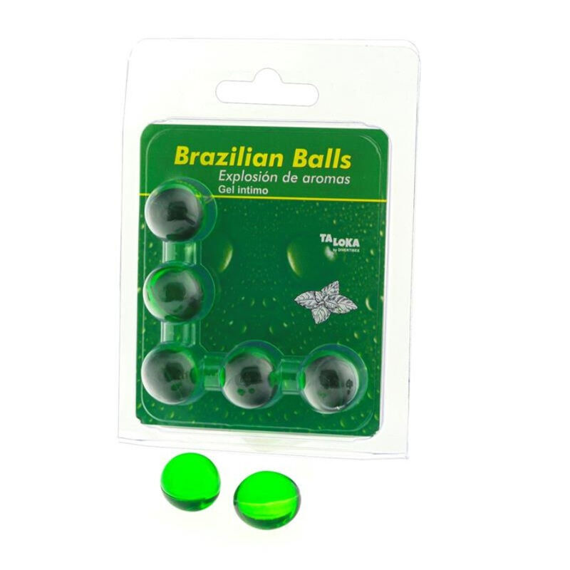 TALOKA - 5 brasilianska bollar med mintgel