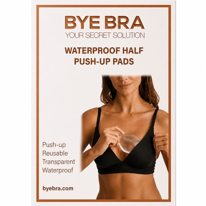 Bye-Bra halv push-up bröstpads transparent