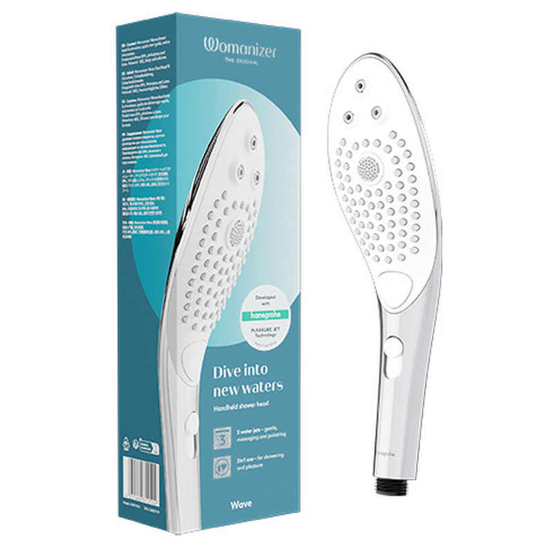 Womanizer Wave – Stimulerande duschkåpa med vattenmassage