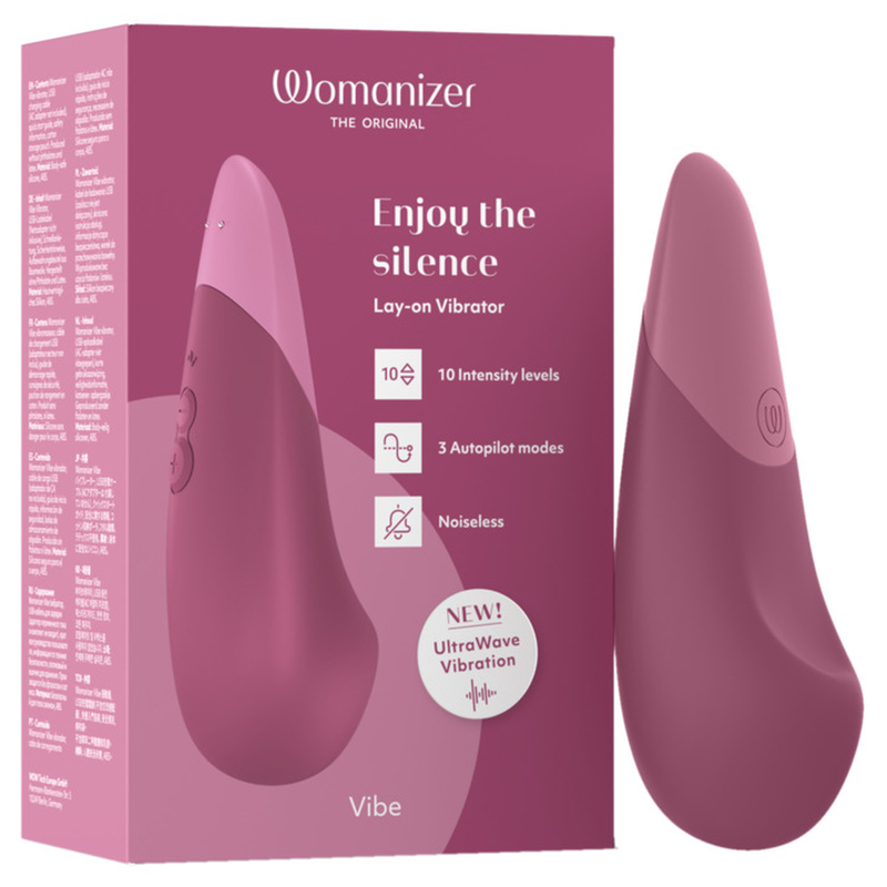 Womanizer Vibe – Tystgående Lay-On Vibrator Rosa