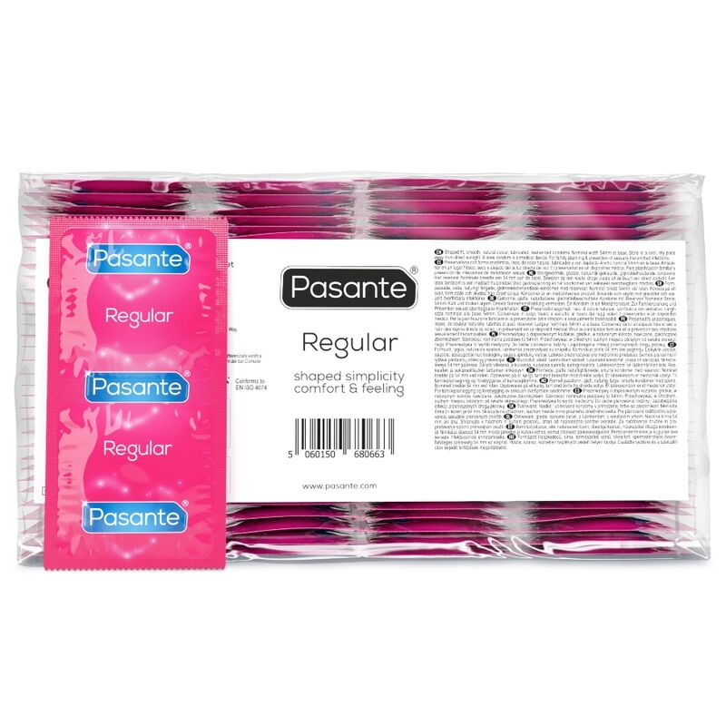 Pasante Regular kondomer 144-pack