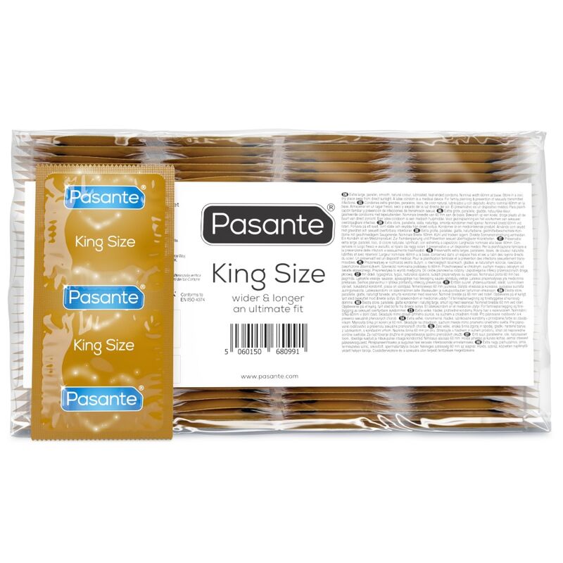 Pasante King Size Kondomer – 144 st