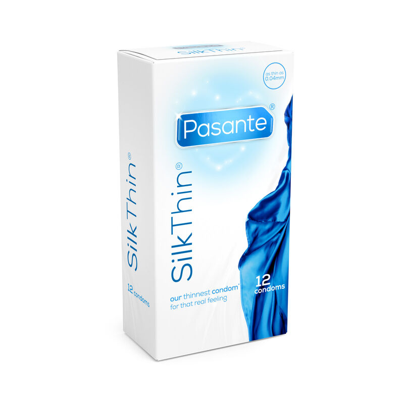 Pasante Silk Thin kondomer – ultratunn latexkondom 12-pack