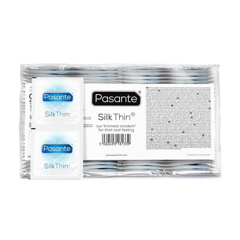 Pasante Silk Thin Kondomer – 144 st
