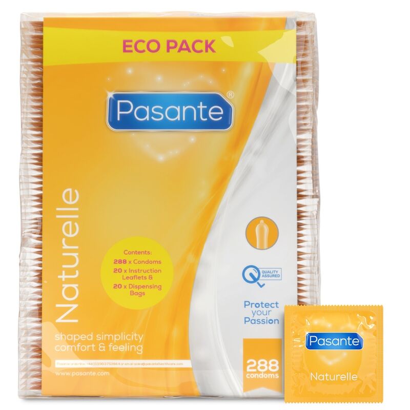 Pasante Naturelle Kondomer Eco Pack 288-pack