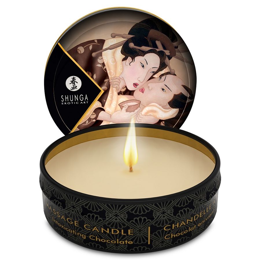 Shunga Mini Caress by Candelight – Chokladmassageljus 30 ml