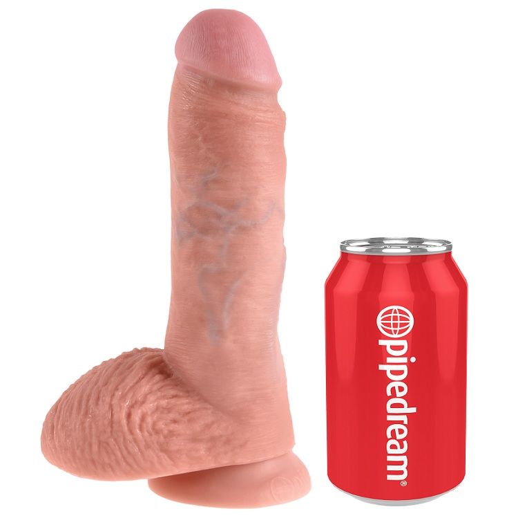 King Cock Dildo 20,3 cm – Realistisk med Kulor