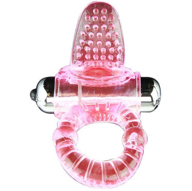 Vibrering Penisring med Klitoristimulator – Rosa