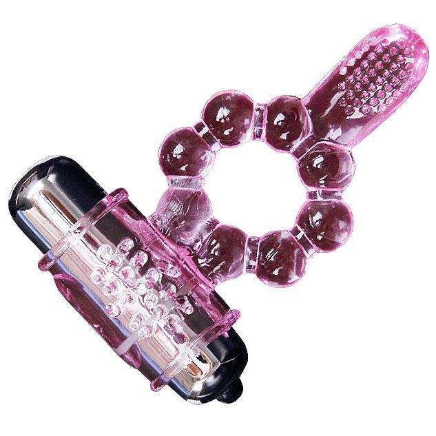 Vibrerande Penisring med Tungstimulering – Rosa
