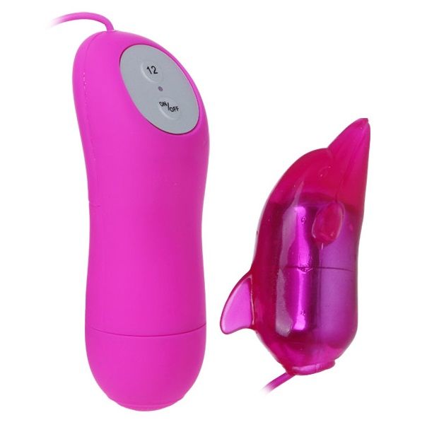 Delfin Vibrator med Trådlös Fjärrkontroll