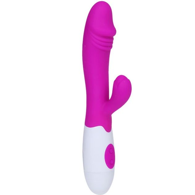 Pretty Love Flirtation Snappy – Vibrator i lila och vit