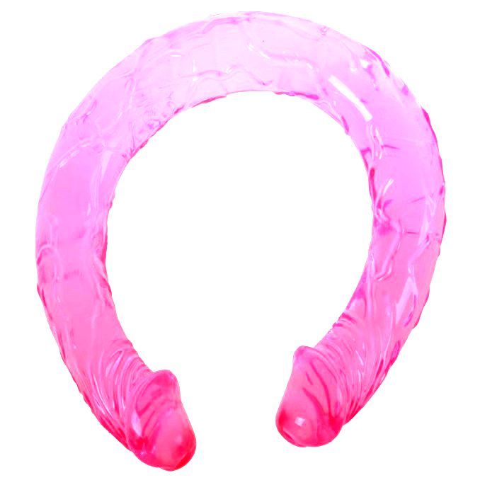 Rosa Dubbel Dildo 44,5 cm