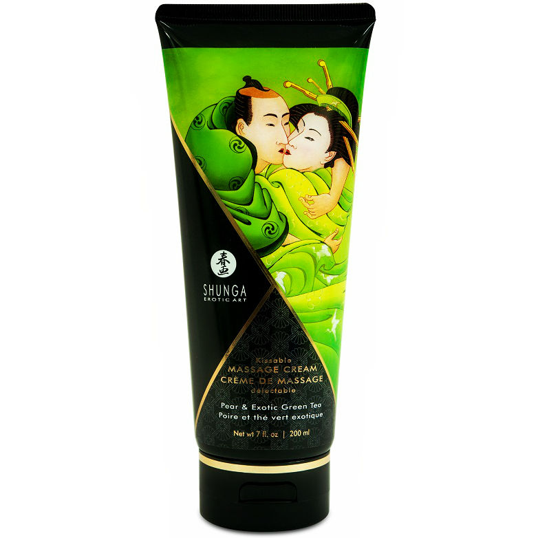 Shunga Massagekräm Päron & Grön Te 200 ml