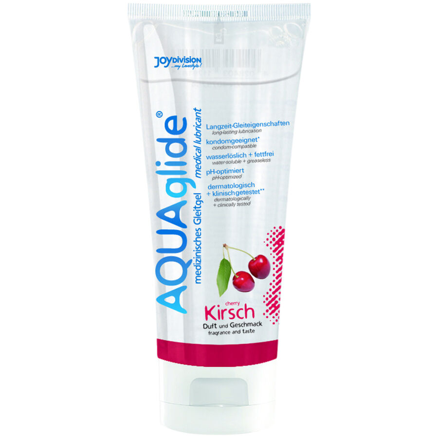 Körsbärssmakad Glidmedel – AQUAglide 100 ml