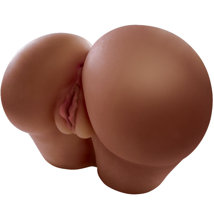 Realistisk dual-öppning masturbator