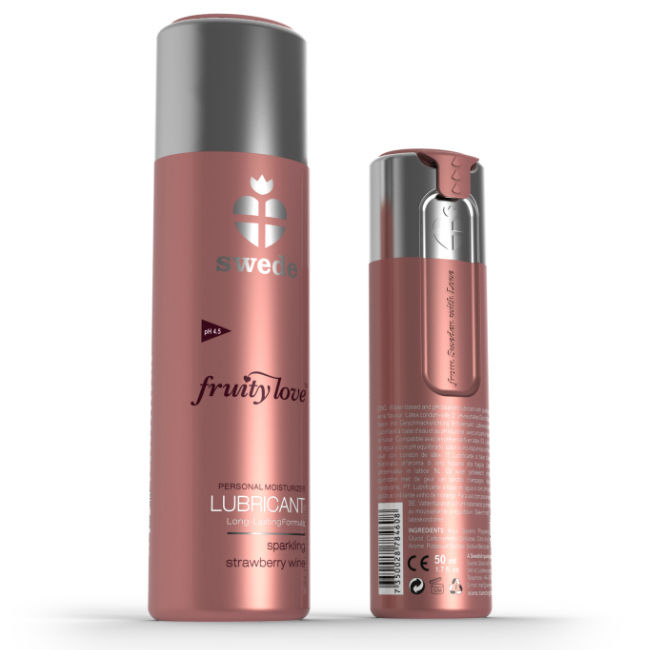 Fruity Love Glidmedel – Sparkling Strawberry Wine 50 ml