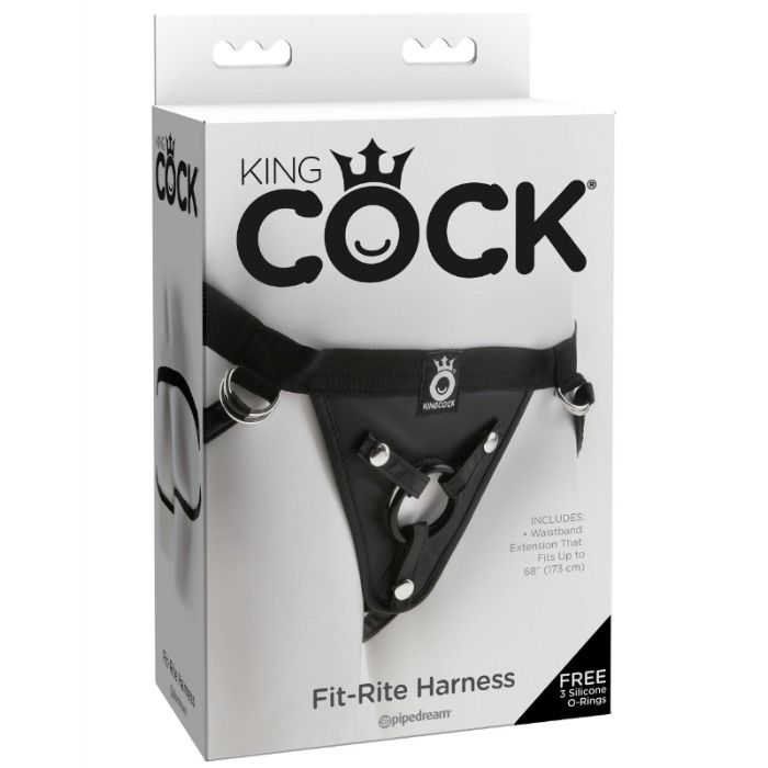 King Cock Fit Rite Sele – Realistisk Strapon Dildo Sele