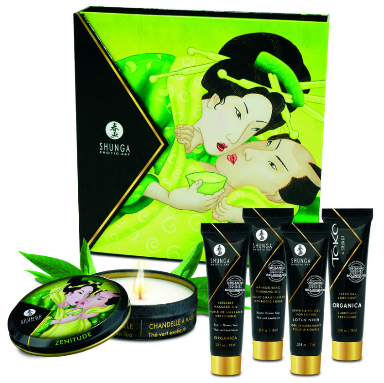 Shunga Secret Geisha Grönt Te Kit