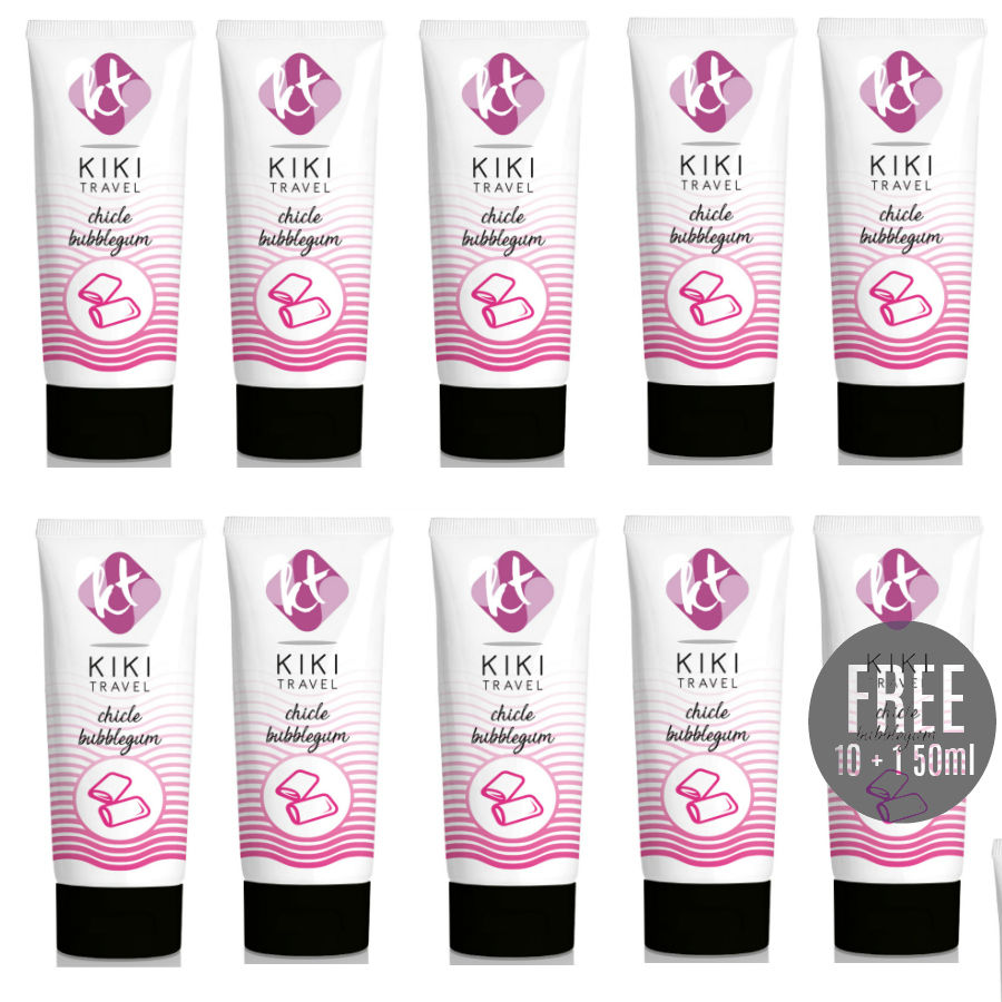 Kiki Travel Gleitgel Tuggummismak 50ml - 10+1 Gratis