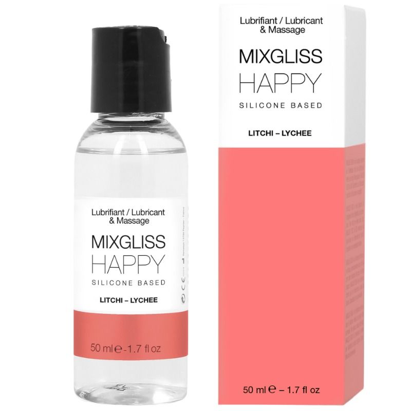 Mixgliss Happy Litchi – Silikonsbaserat glidmedel 50 ml