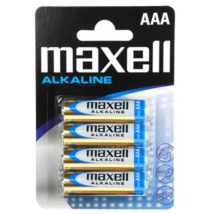 Maxell AAA-batterier 4-pack