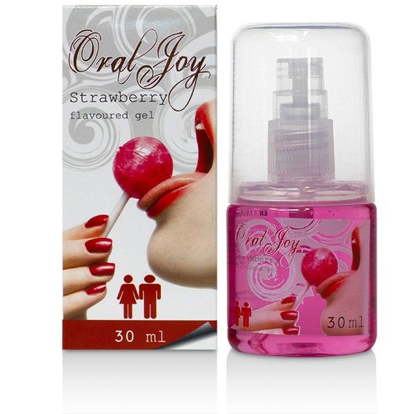 Oral Joy Strawberry – Smaksatt gel för oralsex 30 ml