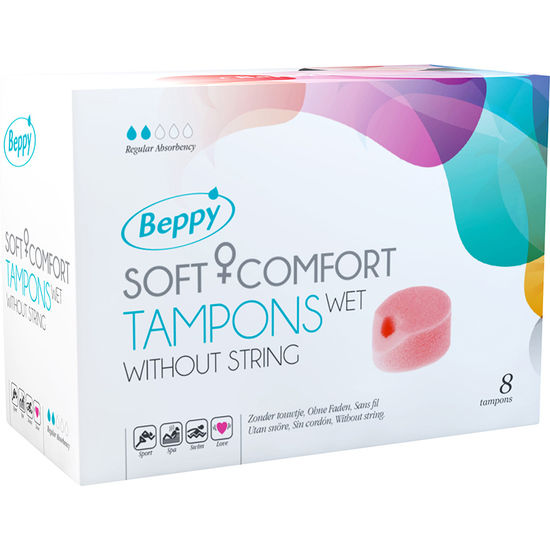 Beppy Soft Comfort Tamponer Våta 8-pack