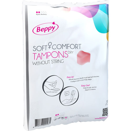 Beppy Soft-Comfort tamponer utan snöre 30-pack