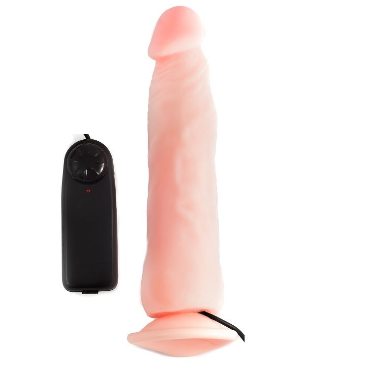 Realistisk Penisdildo 22,3 cm med Vibrator