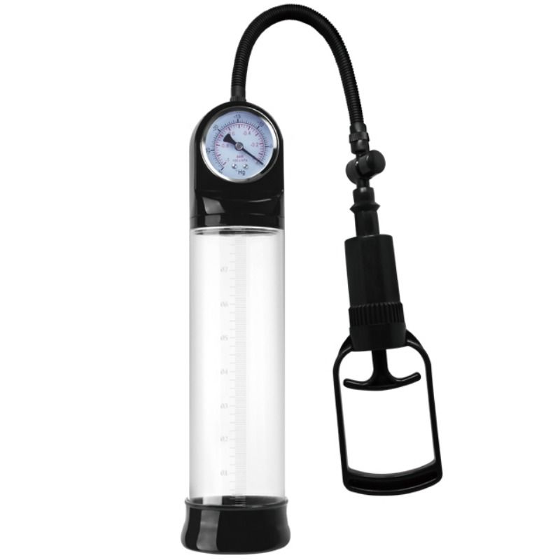 Penisring med pump och tryckmätare