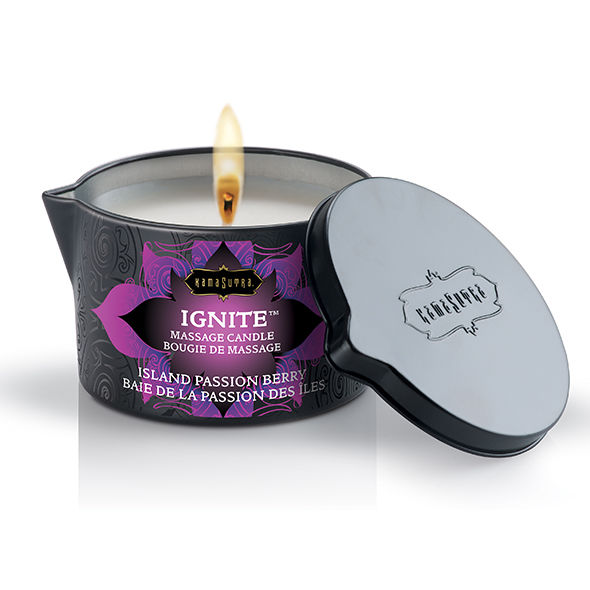 Kamasutra massagelysföljande passion island 170g