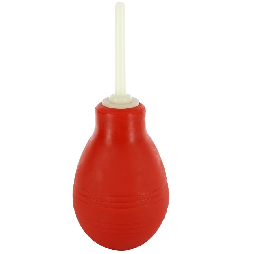 Päron-formad analdusch för intimhygien