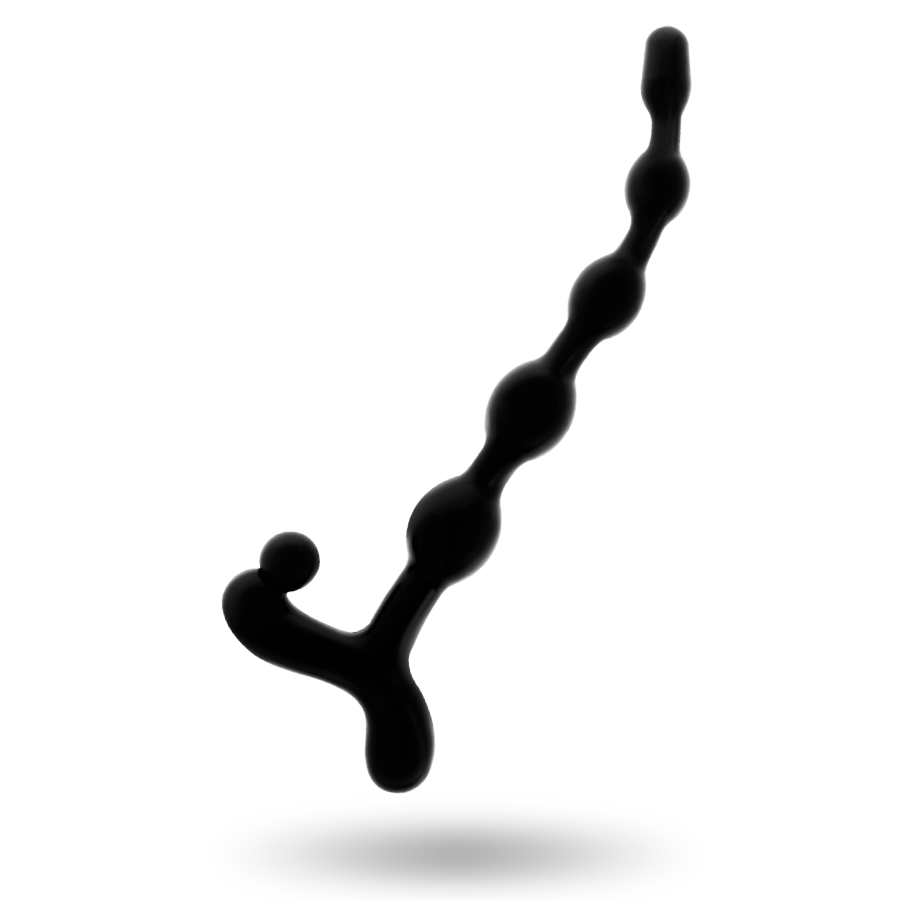 Anal Pärlkedja 22 cm Svart