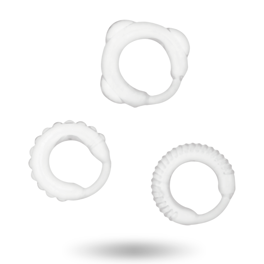 C-Ring Set Clear – 3 penisringar