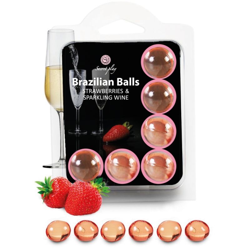 Smakboll Set 6 Jordgubb & Champagne