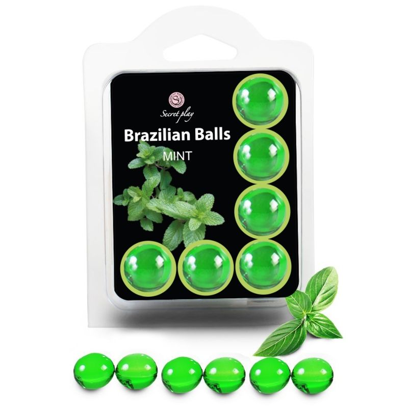 Erotiska Brazilianska Bollar – Mint, Set om 6