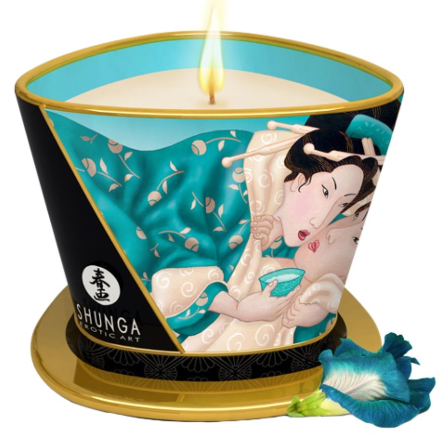 Shunga Island Blossoms massageljus 170 ml