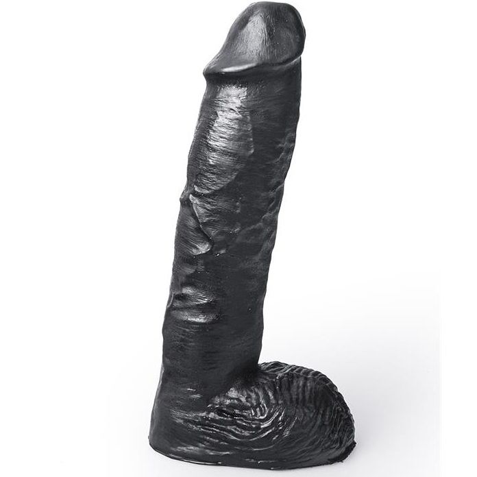 Realistisk dildo svart – Mickey 24 cm